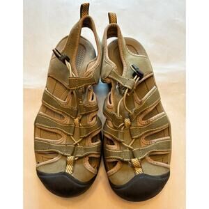 Rugged Outback Banks Walk Hike Sandals Green Gray Women Size 8